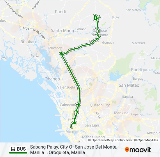 BUS Line Map
