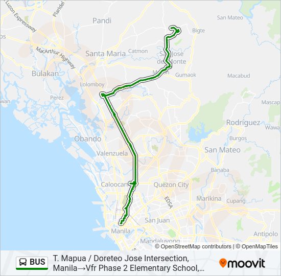 BUS Line Map