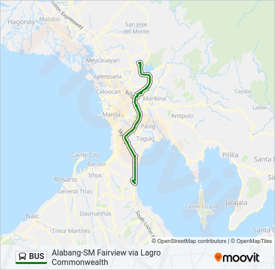BUS Line Map