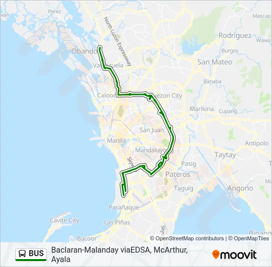 BUS Line Map