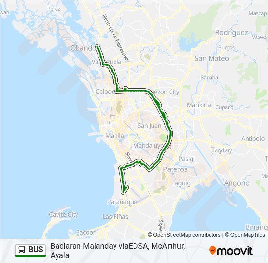 BUS Line Map