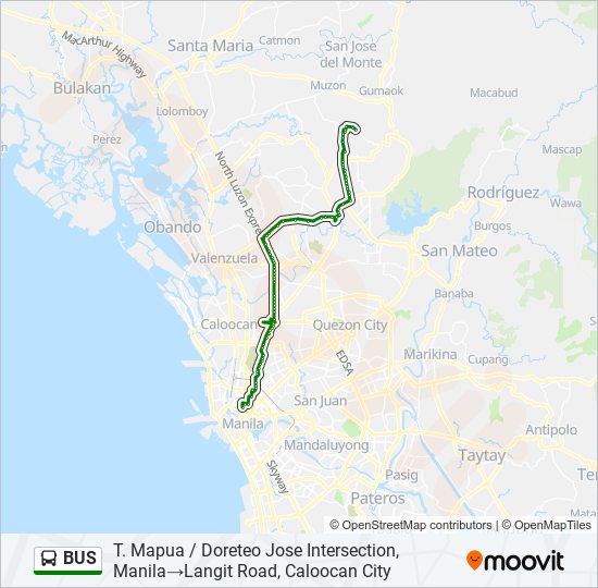 BUS Line Map