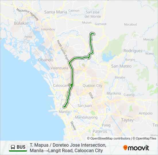BUS Line Map