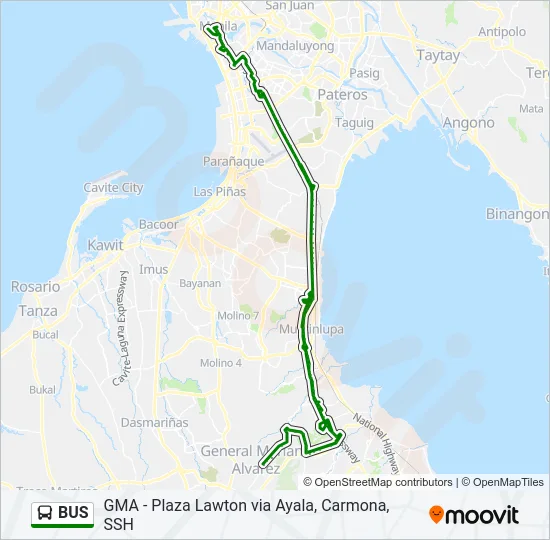 BUS Line Map