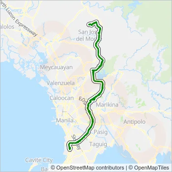 BUS Line Map
