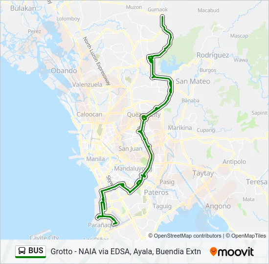 BUS Line Map