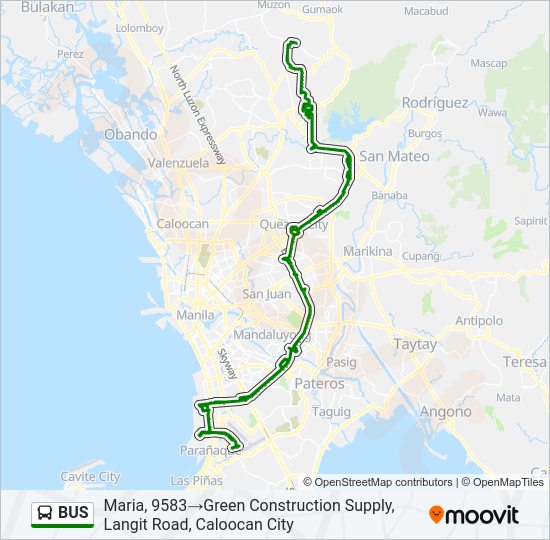 BUS Line Map