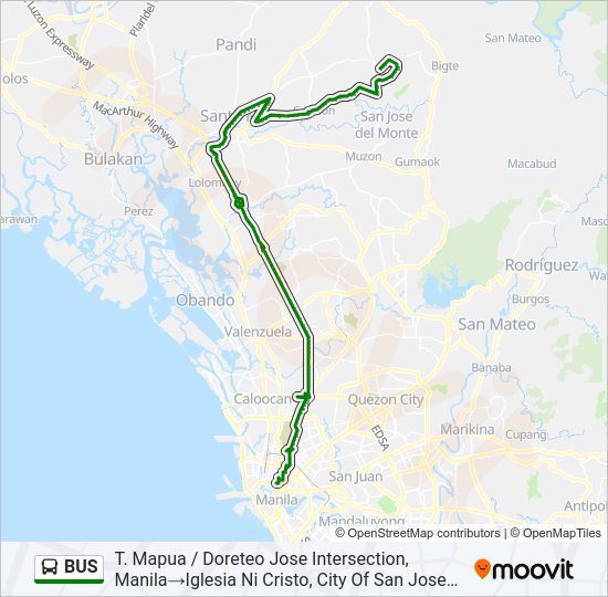 BUS Line Map