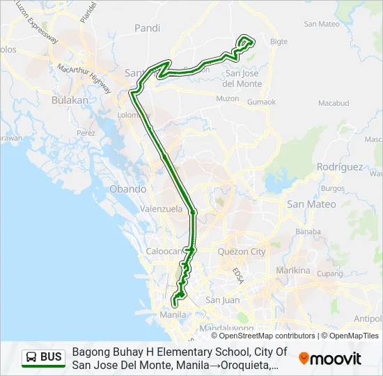 BUS Line Map