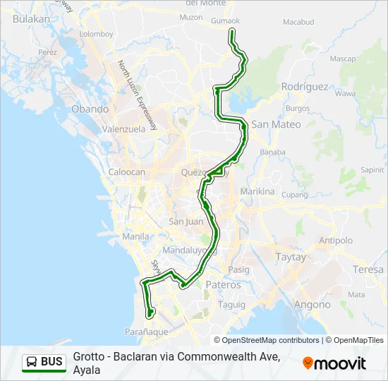 BUS Line Map