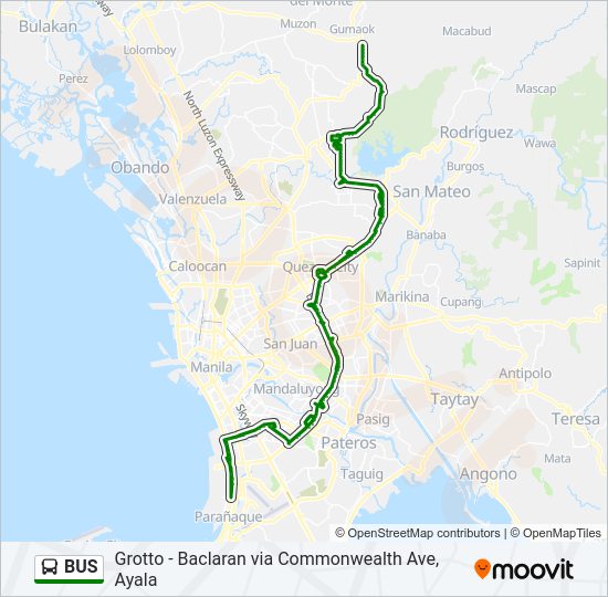 BUS Line Map