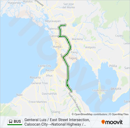 BUS Line Map