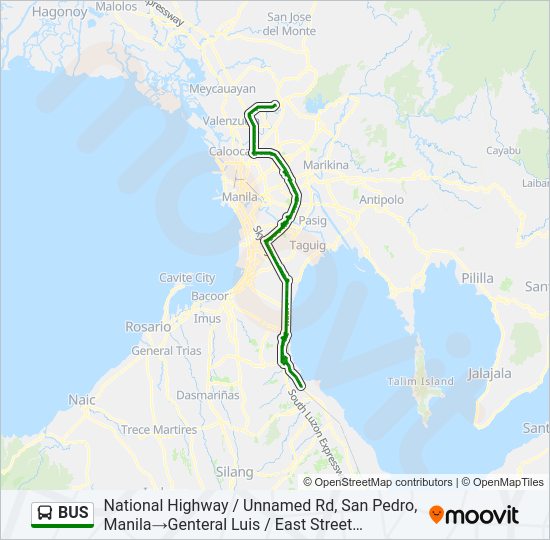 BUS Line Map