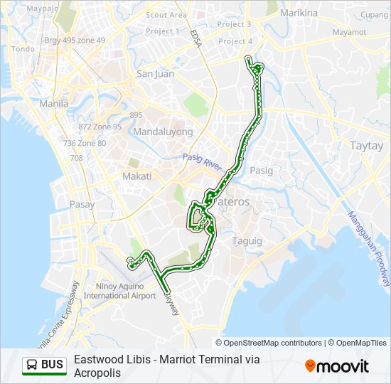 BUS Line Map