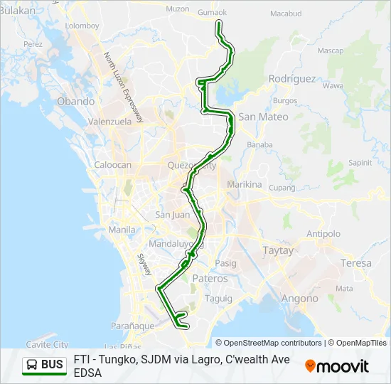 BUS Line Map