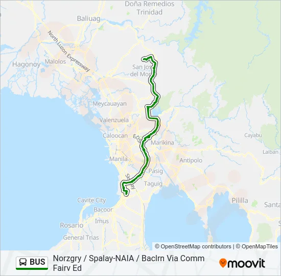 BUS Line Map