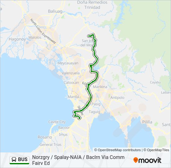 BUS Line Map