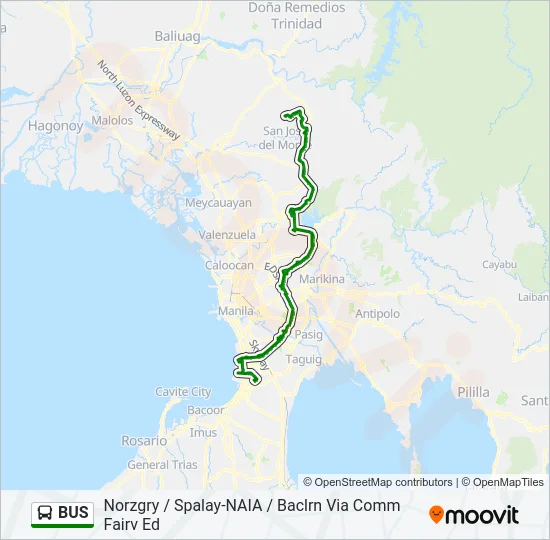 BUS Line Map