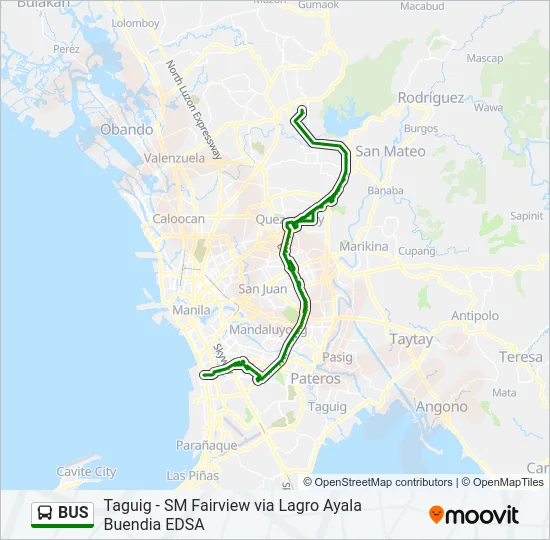 BUS Line Map