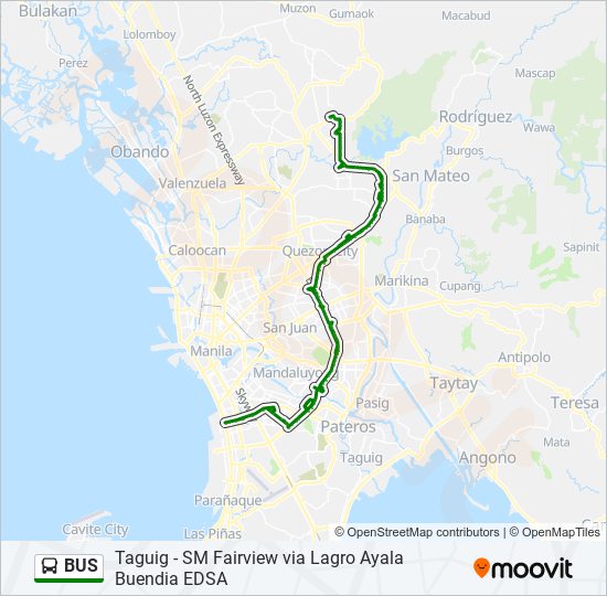 BUS Line Map