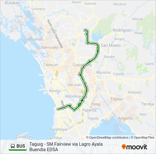 BUS Line Map