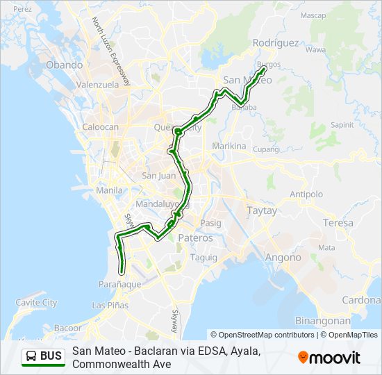 BUS Line Map