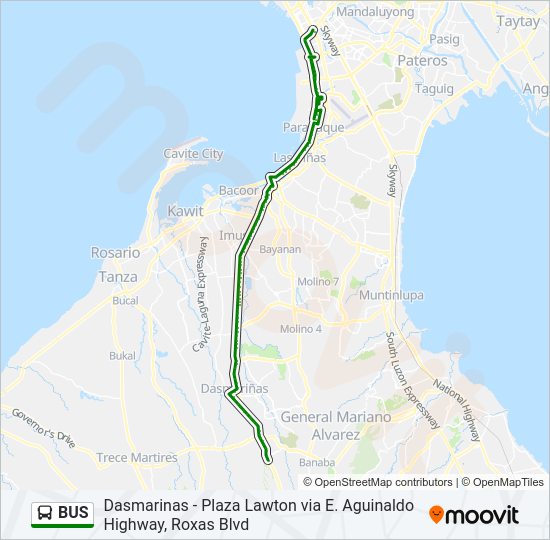 BUS Line Map