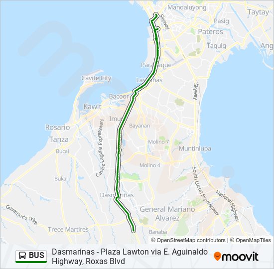 BUS Line Map