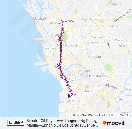 Jeep Route: Schedules, Stops & Maps - Senator Gil Puyat Ave, Lungsod Ng ...