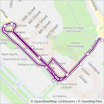 JEEP Bus Line Map