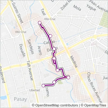JEEP Bus Line Map