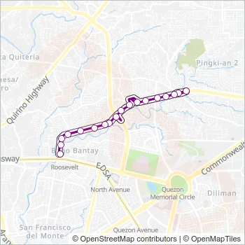 JEEP Bus Line Map