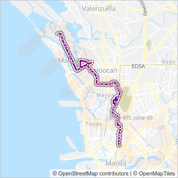 JEEP Bus Line Map