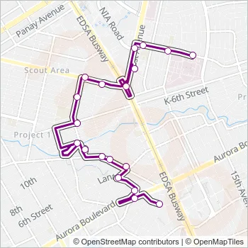 JEEP Bus Line Map