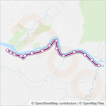 JEEP Bus Line Map
