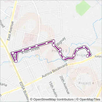 JEEP Bus Line Map