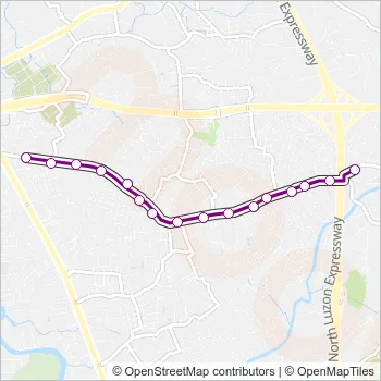 JEEP Bus Line Map