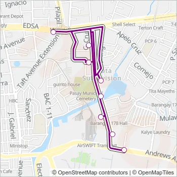 JEEP Bus Line Map