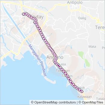 JEEP Bus Line Map