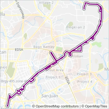 JEEP Bus Line Map