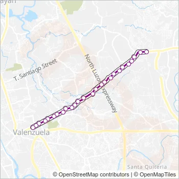 JEEP Bus Line Map