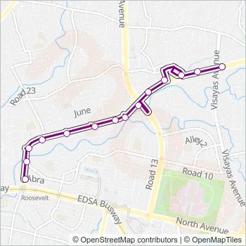 JEEP Bus Line Map