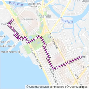 JEEP Bus Line Map
