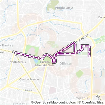 JEEP Bus Line Map