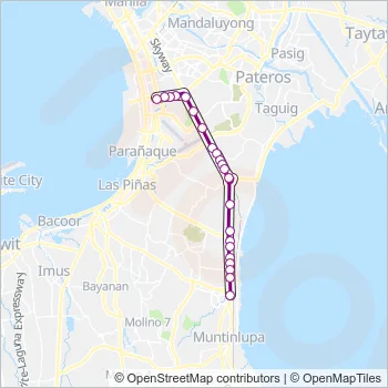 JEEP Bus Line Map