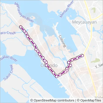 JEEP Bus Line Map