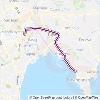 JEEP Bus Line Map