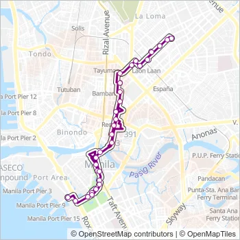 JEEP Bus Line Map