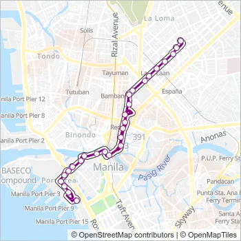 JEEP Bus Line Map