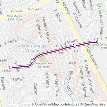 JEEP Bus Line Map